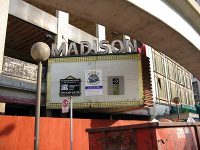 Madison Theatre - Recent Marquee Shot